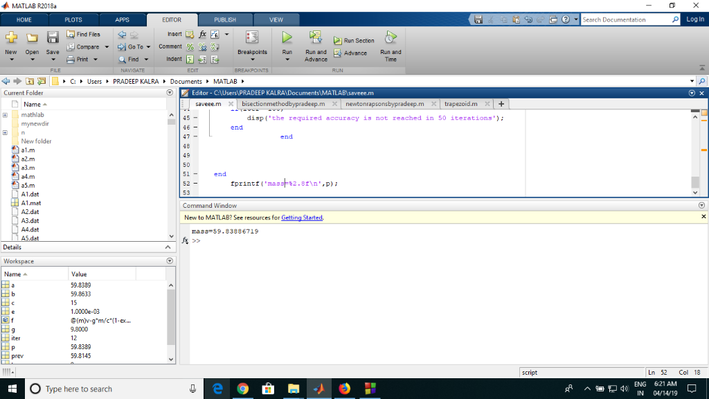 Solved P 3 Velocity V Falling Parachutist Given U Gm 1 E Air Resistance G 98 M S2 Parachutist Dra Q