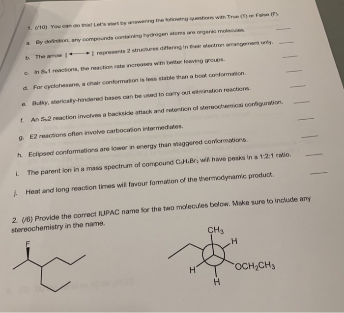Solved 1 10 You Can Do This Let S Start By Answering T