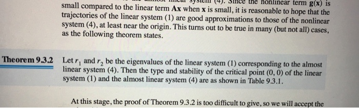 Solved Question 10. Theorem 9.3.2 provides no information