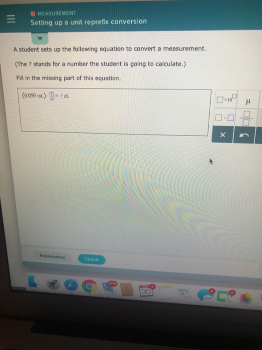 Solved Measurement Setting Up A Unit Reprefix Conversion A Chegg Com