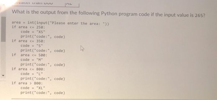 Solved hat is the output from the following Python program | Chegg.com