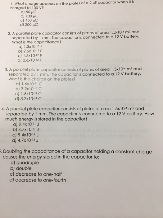 Solved Itis 1 What Charge Appears On The Plat Charged To Chegg Com