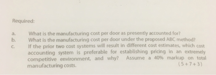 Solved 2 The Budgeted Manufacturing Overhead Costs For Th