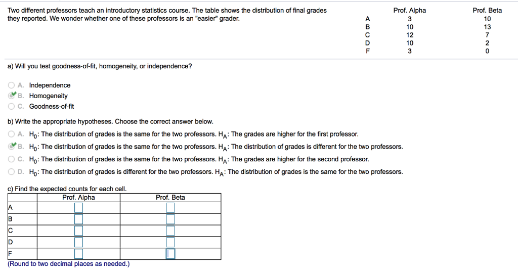 Two Different Professors Teach An Introductory Chegg 