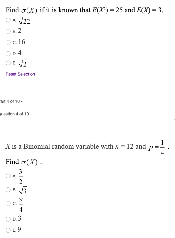 Solved Find S X If It Is Known That E R 25 And E X 3 Chegg Com