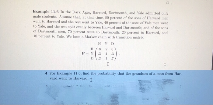 Example 11 6 In The Dark Ages Harvard Dartmouth Chegg 