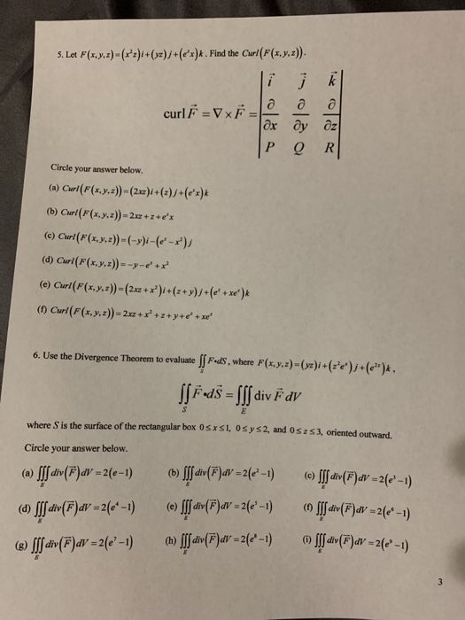 Solved 5 Let F X Y Z 4 I X Er Find The Cel F X Y Chegg Com