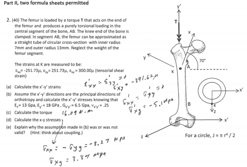 Solved Part Ii Two Formula Sheets Permitted 2 40 The Chegg Com