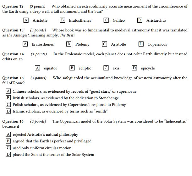 Solved Question 12 3 Points Who Obtained An Extraordina