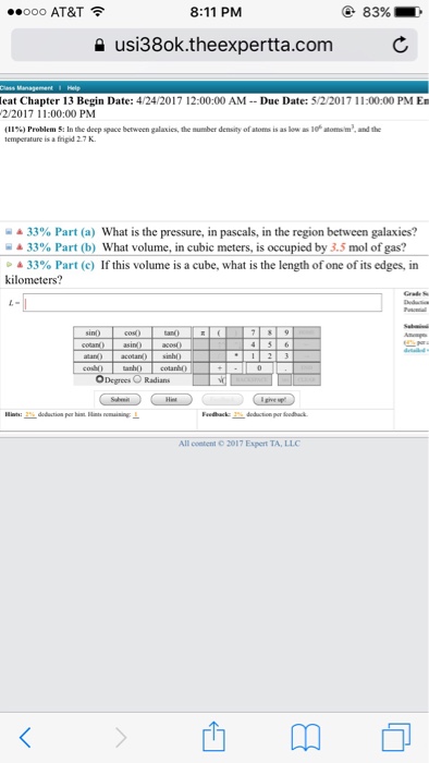 Solved Ooo At T 8 11 Pm Usi38ok Theexpertta Com C Eat Chegg Com