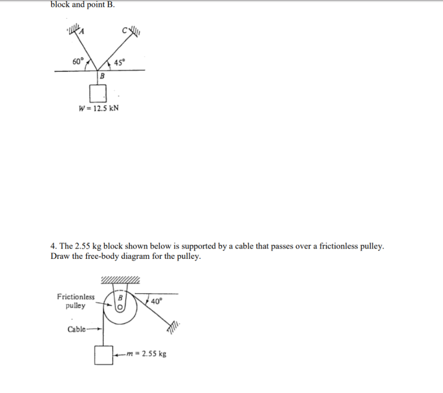 Solved Do Not Solve The Problem I Just Need Free Body Di Chegg Com