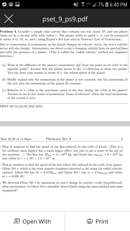 Solved Pset9ps9pdf Problem 4 Consider A Simple Solar