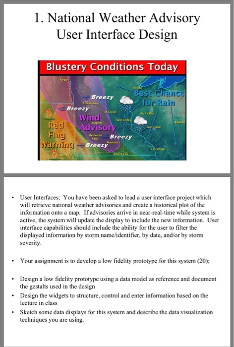 1. National Weather Advisory User Interface Design Blustery Conditions Today Bes Breezy for Rain Breezy Adviso reezy arning B