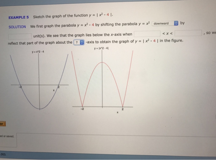 Solved Sketch The Graph Of The Function Y 1 X2 41 We F