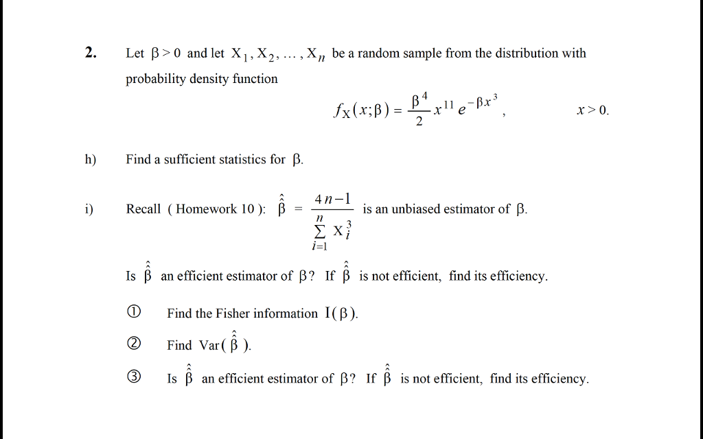 Solved 2 Let B 0 And Let X1 X2 Probability Density Fu Chegg Com