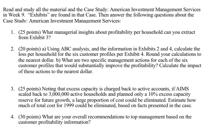 american investment management services case solution