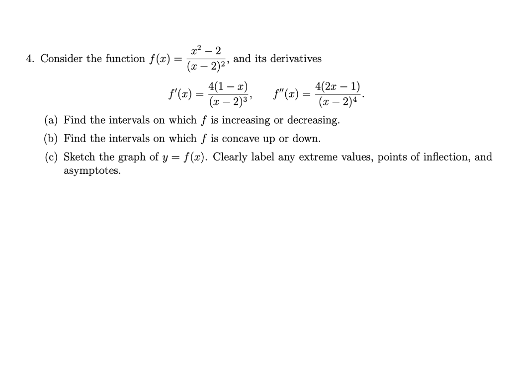 Consider The Function F X X 2 2 X 2 2 Chegg Com