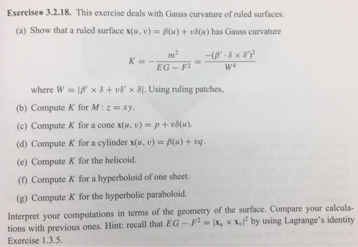 Solved Exercise 3 2 18 This Exercise Deals With Gauss C Chegg Com