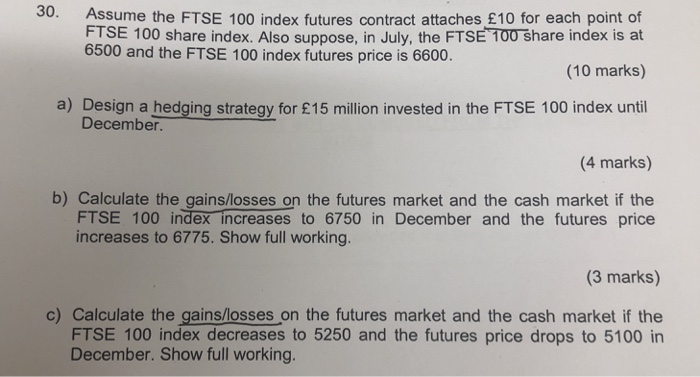 ftse 100 share index