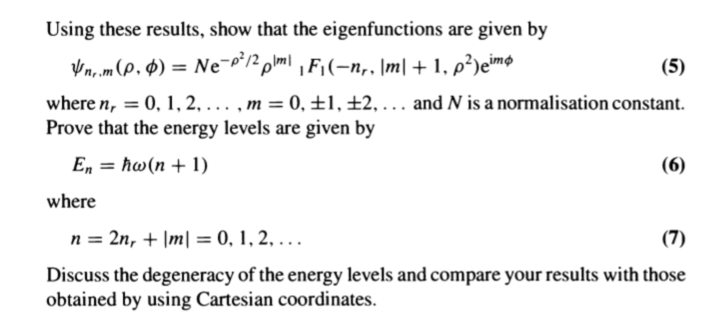 A Two Dimensional Harmonic Oscillator Has The Chegg Com