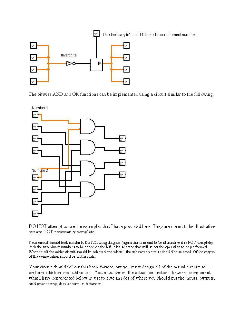 Logic circuit diagram image