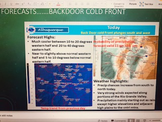 The difference between cold fronts and back door cold fronts