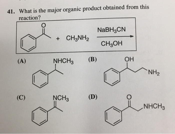 Формула продукта реакции схема которой al c Solved NCH (1) LiAlH4 CH (CH2 3-C- CH2CH3 (2) H30+ N CH3I (1