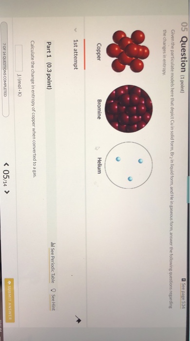 Solved 05 Question 1 Point Ge 534 Given The Particulate Chegg Com