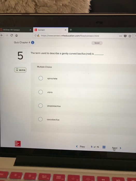 Solved: McGraw Hill Campus Connect Quiz Chapter 46 Saved 5... | Chegg.com
