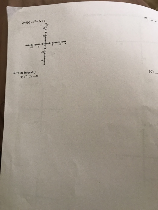 Solved 29fx X22x1 29 5 10x 10 Solve The Inequality 3