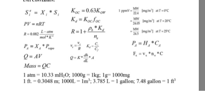 Solved Question 4 Soil Vapor Extraction Is A Chosen Remed Chegg Com