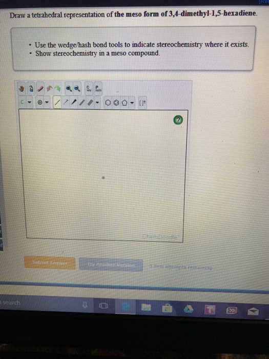 Solved Draw A Tetrahedral Representation Of The Meso Form