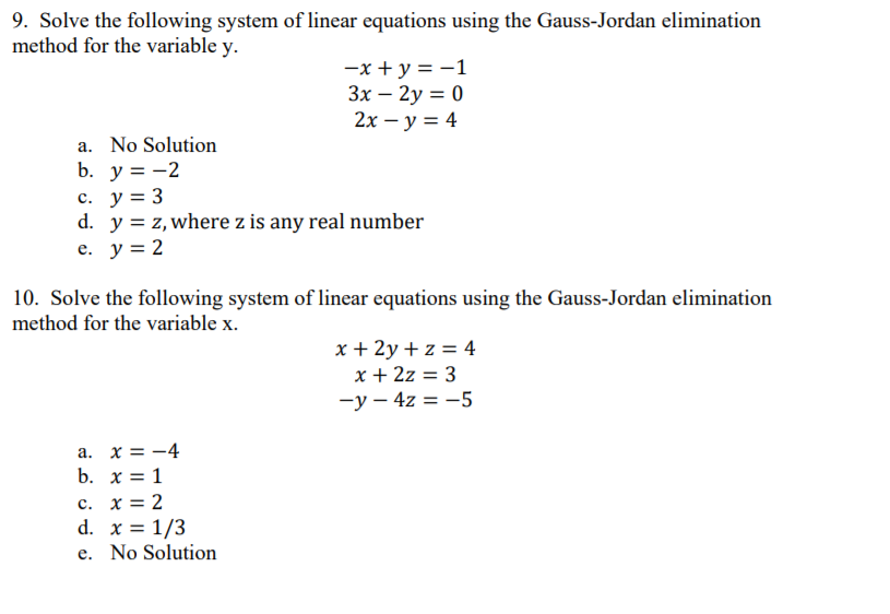 Bilet Semn Spărtură Gauss Jordan Method To Solve System Of Linear Equations Manhattannext Com