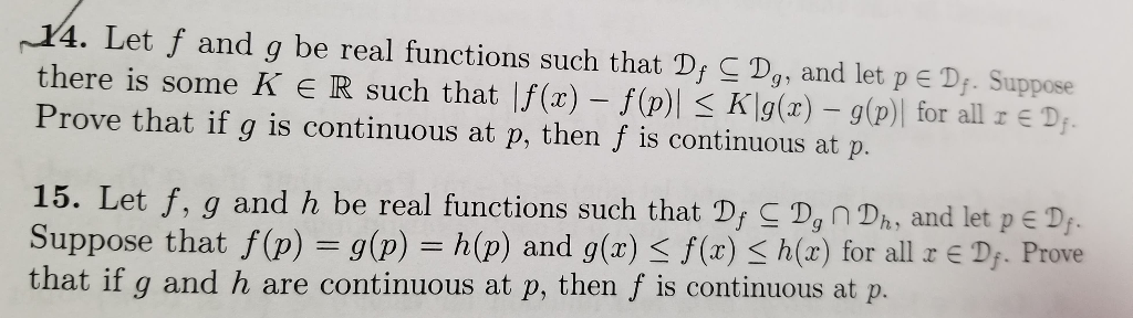 Solved Y4 Let F And G Be Real Functions Such That D C D Chegg Com