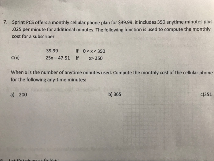 sprint pcs plans