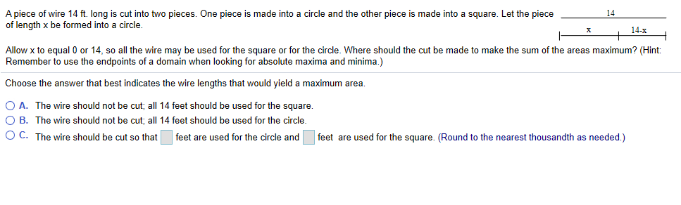 Ex: Find the Length of Two Pieces Cut From a Large Piece Given a  Relationship