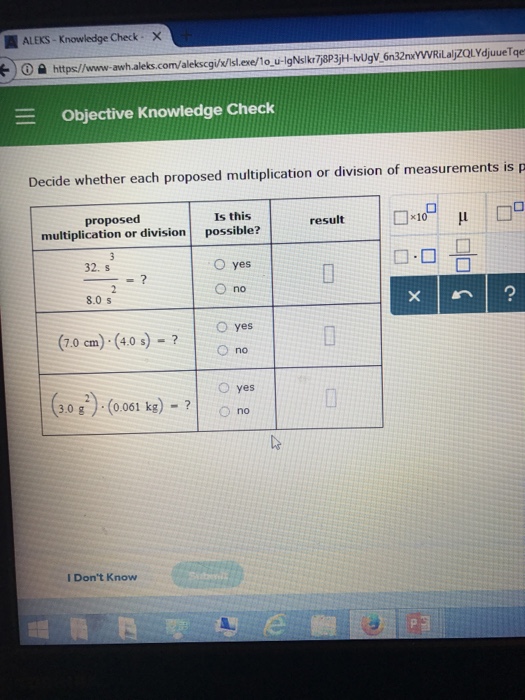 Solved ALEKS. Knowledge Check. ×