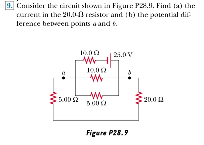 Solved Consider The Circuit Shown In Figure P28.9. Find