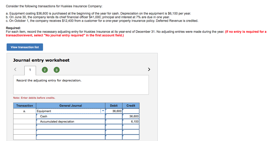 Consider The Following Transactions For Huskies Chegg Com