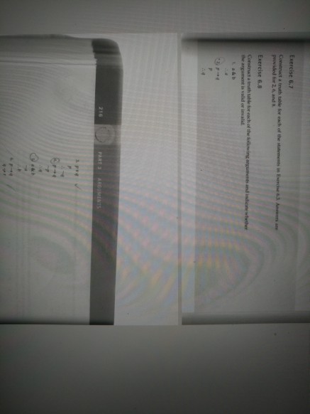 the argument is valid or invalid