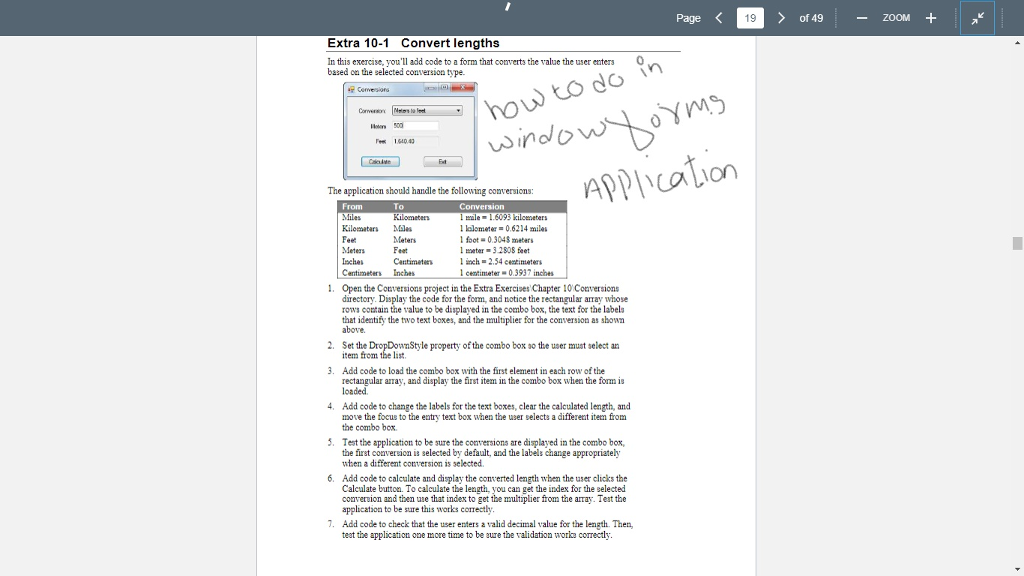 Solved Page 19 Of 49 Zoom Extra 10 1 Convert Lengths In Page 19 Of 49 Zoom Extra 10 1 Convert Lengths In This Exercise Youll