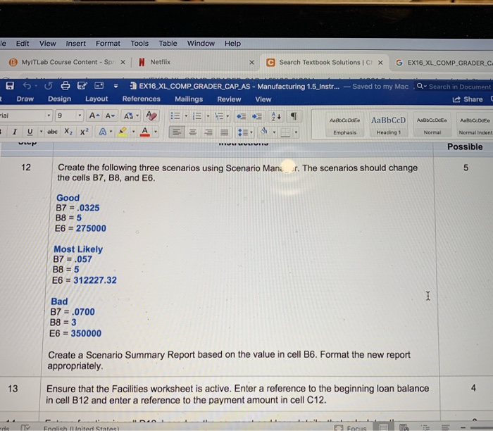 Le Edit View Insert Format Tools Table Window Help Chegg Com