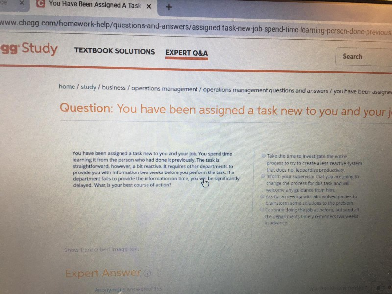 Homework help chegg