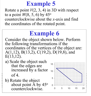 Solved Example 5 Rotate A Point V 2 3 4 In 3d With Res