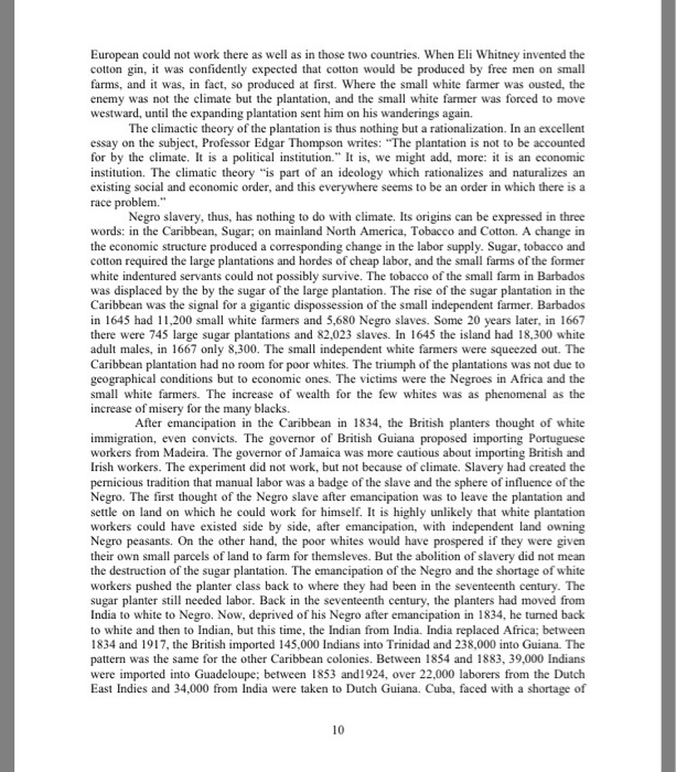 Eric williams capitalism and slavery summary image