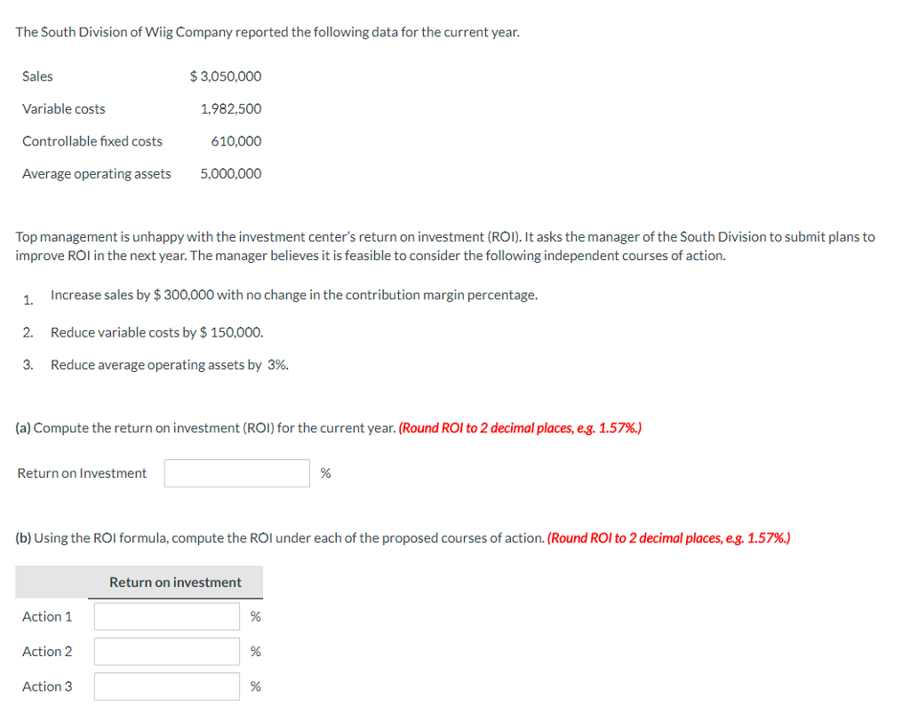 The South Division Of Wiig Company Reported 70+ Pages Solution [2.1mb] - Updated 