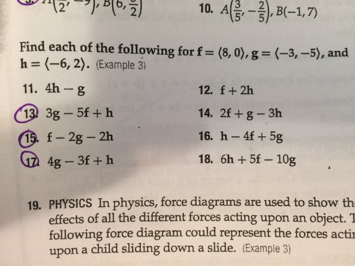 Find Each Of The Following For F 8 0 G 3 Chegg Com