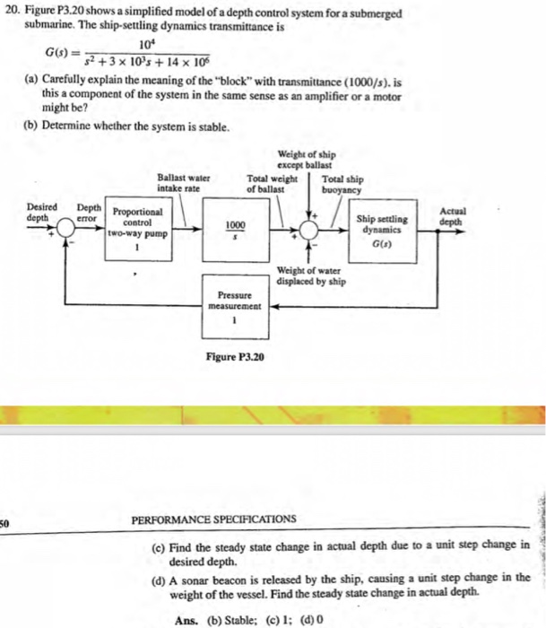 Figure P3 Shows A Simplified Model Of A Depth Chegg Com