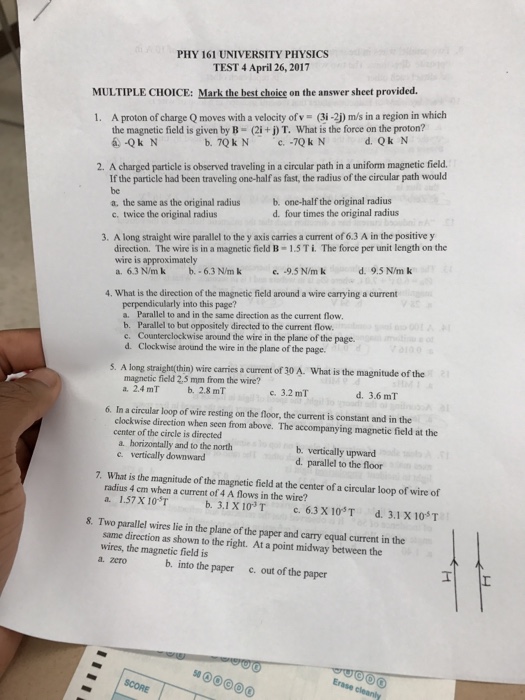 Solved A Proton Of Charge Q Moves With A Velocity Of V Chegg Com