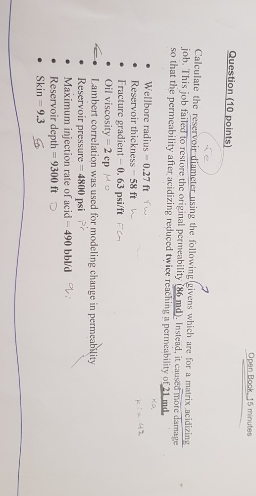 open book 15 minutes question 10 points r e cal chegg com